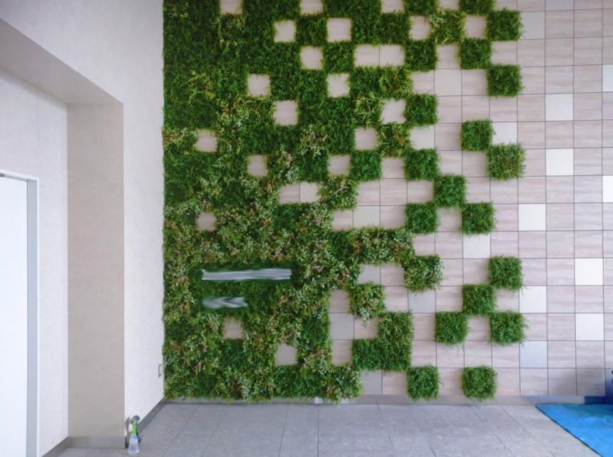 フェイクグリーンウォール(壁面緑化)