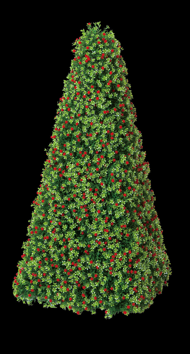 フェイク 立ち木(壁面緑化)