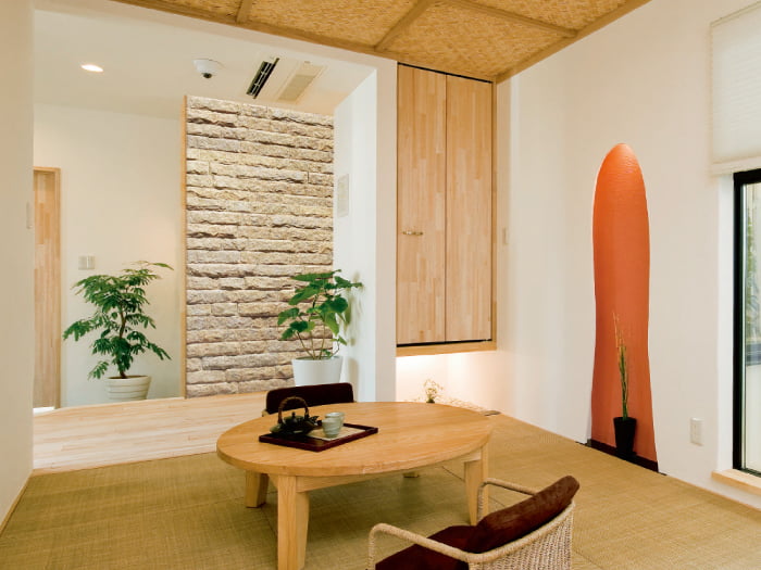 壁面装飾【Rectangle Stone】シリーズ(ベージュレクタングル)