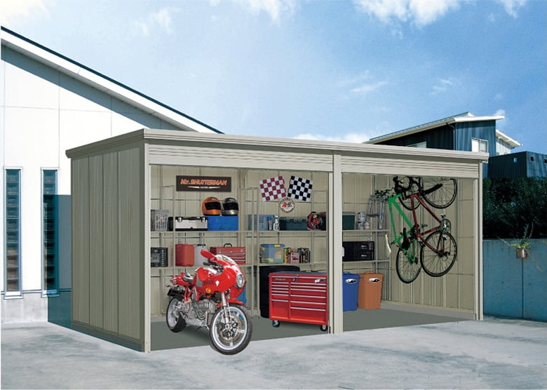 【シャッター式中型物置】シャッターマンダンディ/株式会社田窪工業所