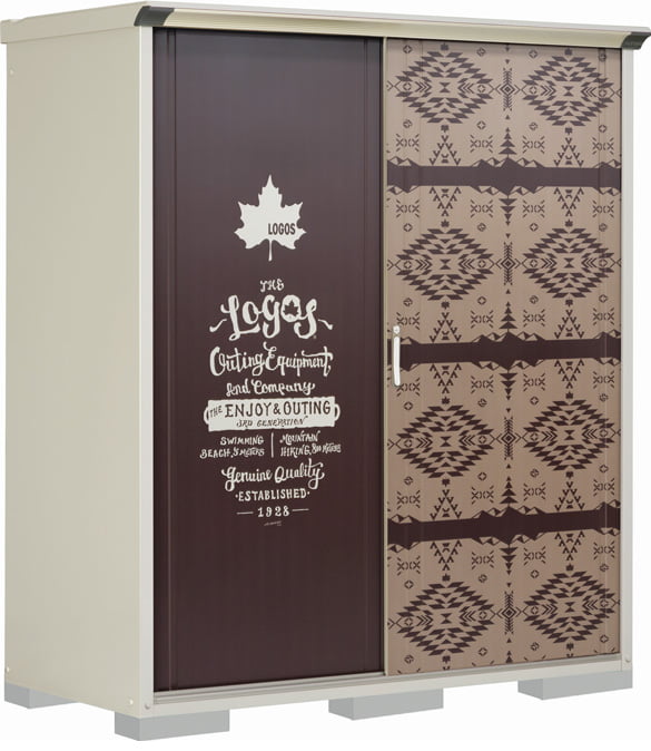 LOGOS LAND柄デザインの物置