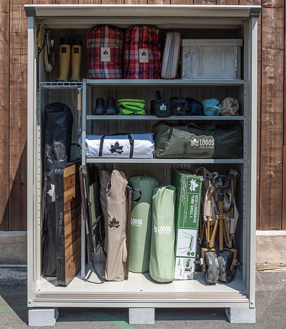 LOGOS LAND柄デザインの物置