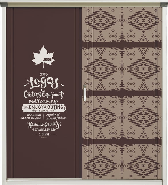 LOGOS LAND柄デザインの物置