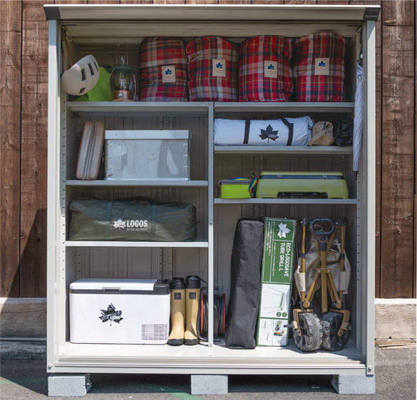 LOGOS LAND柄デザインの物置