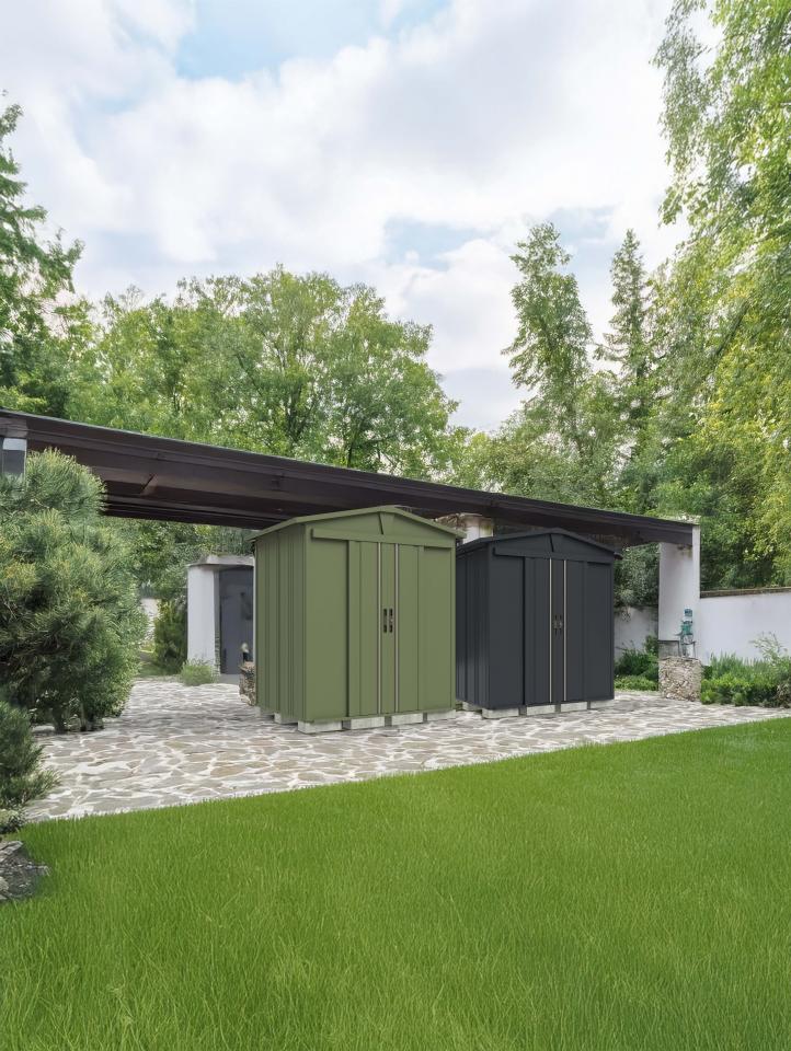 【三角屋根仕様ガーデニング物置】リジュー