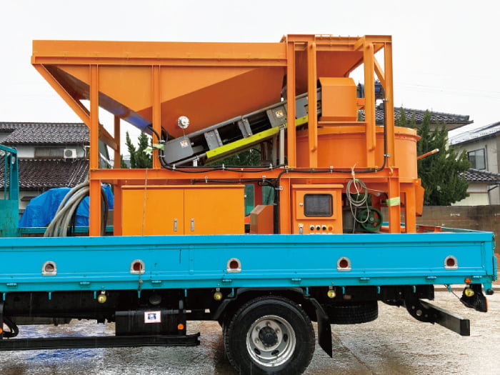 車載式生コンプラント『モバコン』/株式会社エコシステム