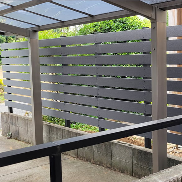 人工木材フェンス材】120×12×1800mm/株式会社エコウッド