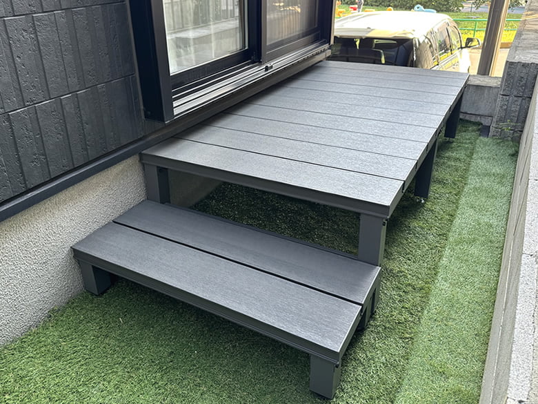 【人工木ユニットデッキ・縁台】/株式会社エコウッド