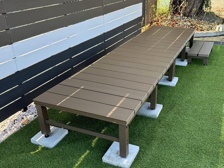 【人工木ユニットデッキ・縁台】/株式会社エコウッド