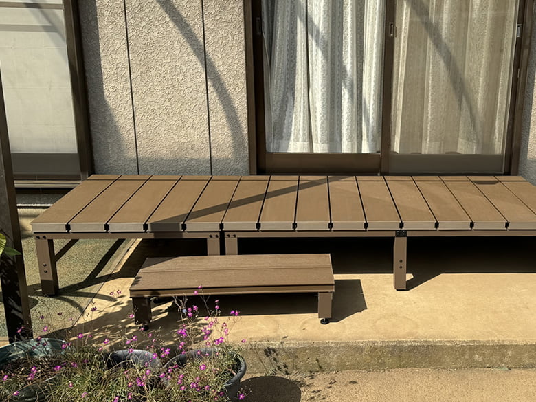 【人工木ユニットデッキ・縁台】