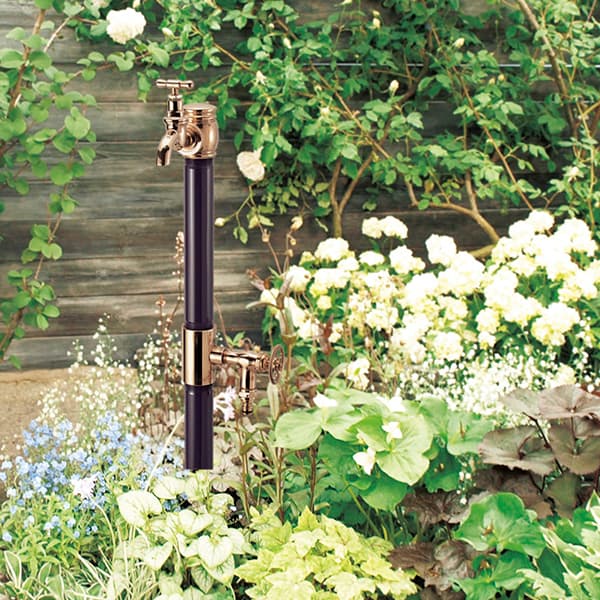 水栓柱:チャコール[ブラス] / 水栓:クラシック水栓 E327039・ブラス / essence / イブキクラフト