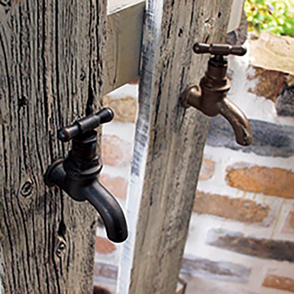 水栓:クラシック水栓 E327032・ブロンズ、E327039・ブラス / essence / イブキクラフト