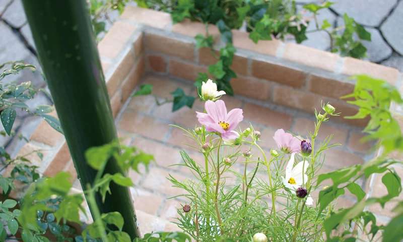 水栓柱:モス / ガーデンパン:ブリック E327134・ハニー / essence / イブキクラフト