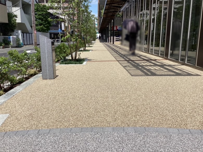 透水性樹脂舗装「ストーンコート」/株式会社ファイン工業