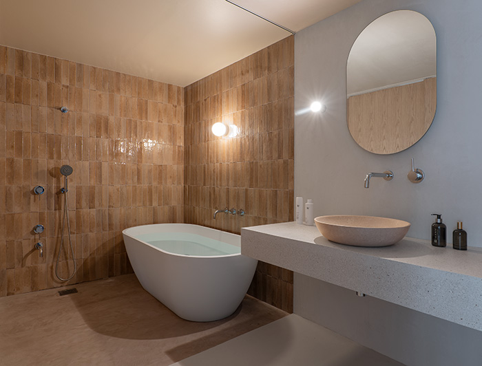 人工大理石製 バスタブ