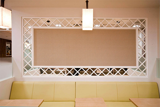 【施工例】壁面装飾:カフェ