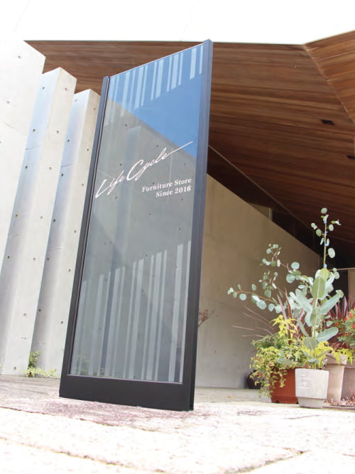 合わせガラス&amp;ステンレス