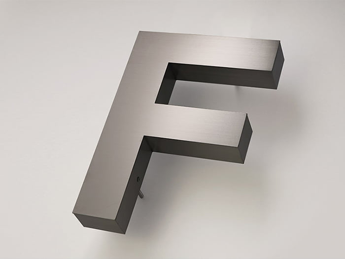 館銘板 LEDサイン箱文字 トランス付き