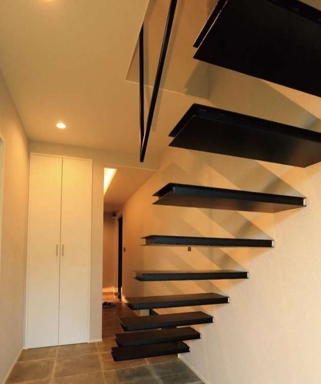 steel stairs