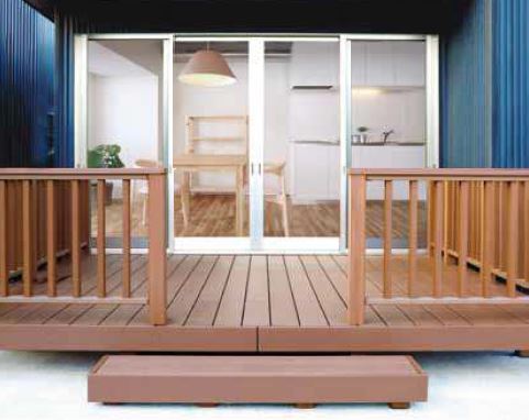 住宅向けエクステリア建材 プラスッド ソライエデッキ