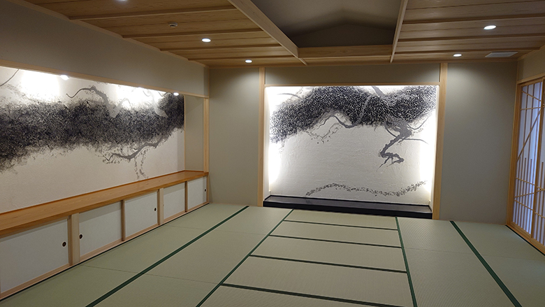 ホテル施工事例【セルフネン不燃和紙】国土交通大臣認定