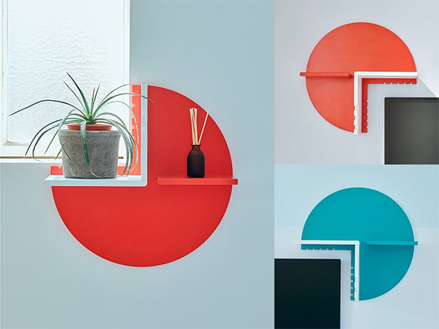 壁掛けシェルフ Bite It !