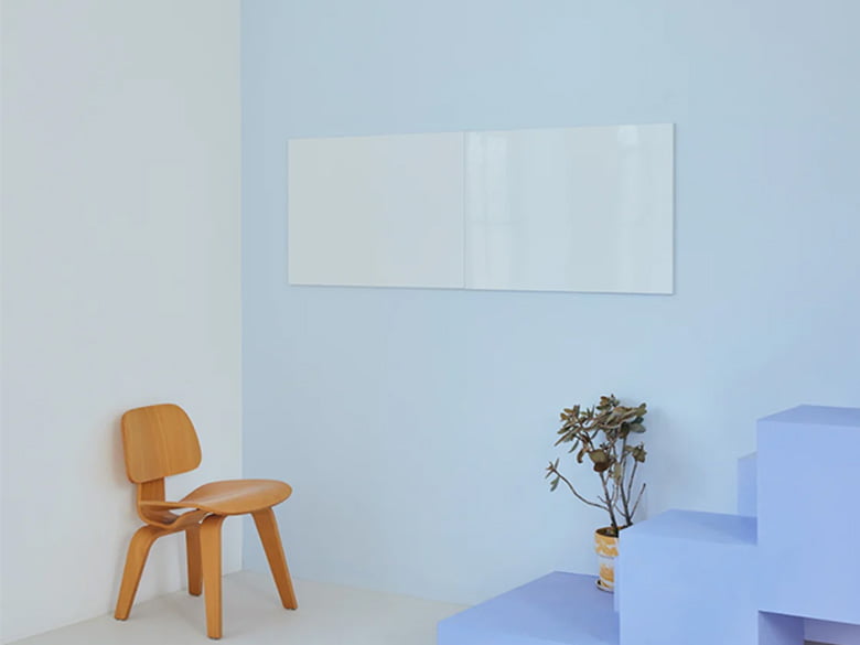 フレームレスホワイトボード/黒板 Connect With Me