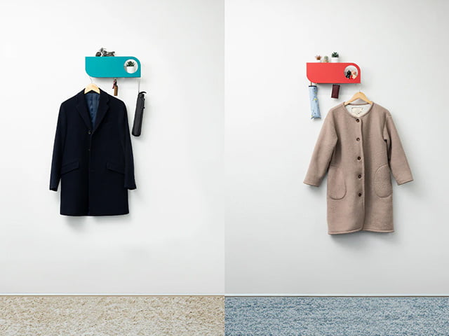 フック付き玄関収納シェルフ Decoranize