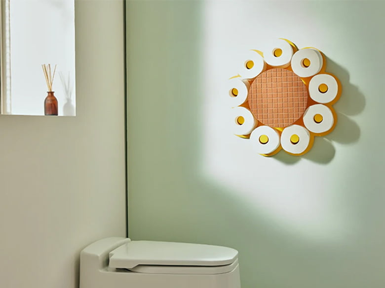 壁掛けトイレ収納 God Bless You