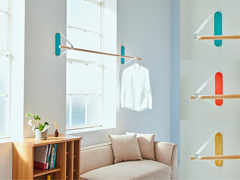 室内物干し&竿セット Hanging Man Set