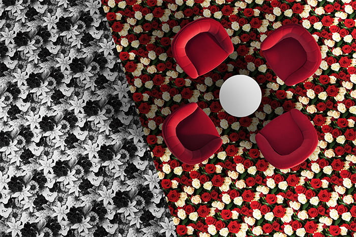 「Textile (テキスタイル)」(オリジナルグラフィック塩ビタイル)/株式会社G-GRAPHY