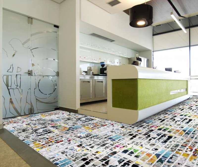 「Textile (テキスタイル)」(オリジナルグラフィック塩ビタイル)/株式会社G-GRAPHY