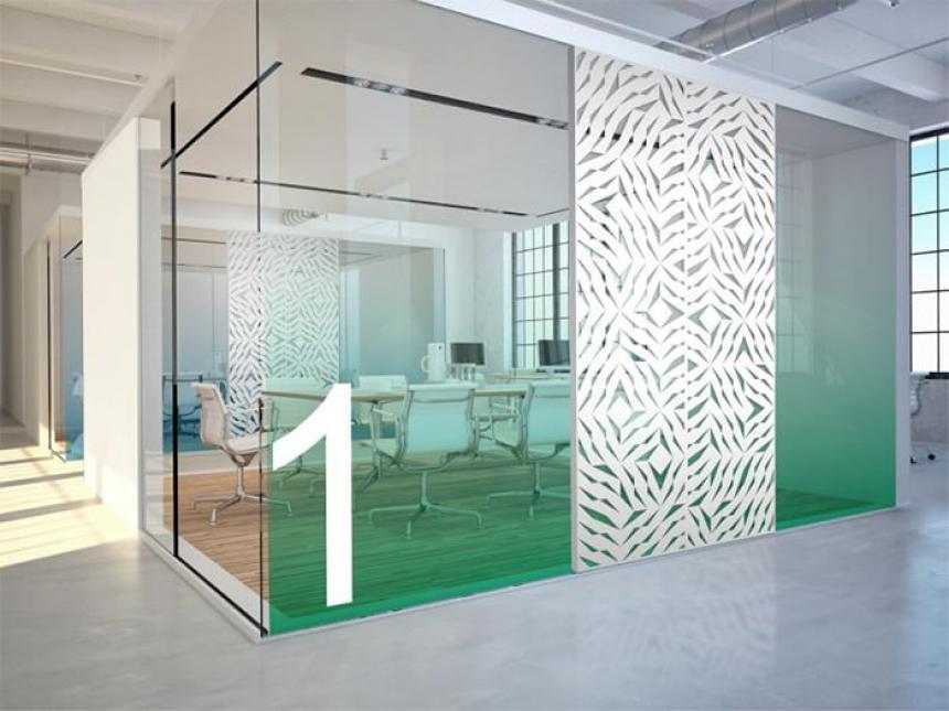 オリジナルデザインのパーティションをご提供!「FREE VEIL(フリーヴェール)」