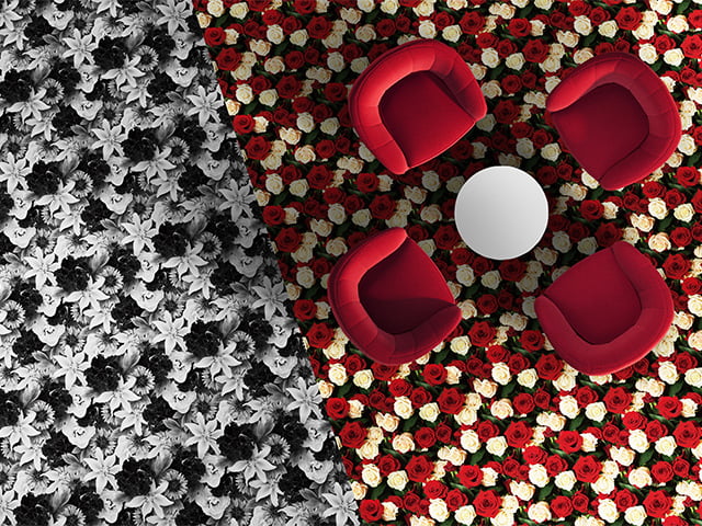 「Textile (テキスタイル)」(オリジナルグラフィック塩ビタイル)