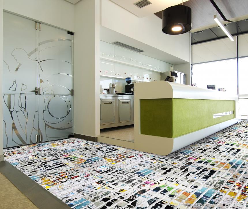 「Textile (テキスタイル)」(オリジナルグラフィック塩ビタイル)