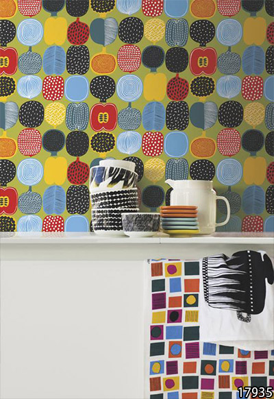 マリメッコ壁紙【KOMPOTTI-コンポッティ】