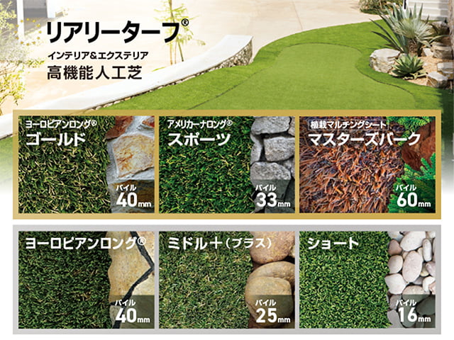 高機能人工芝【リアリーターフ®】