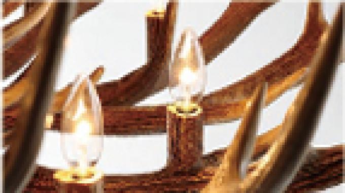 本物の「鹿角シャンデリア」を展示会にてご覧いただけます