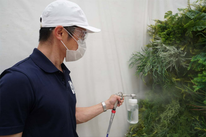 抗菌加工【壁面緑化】