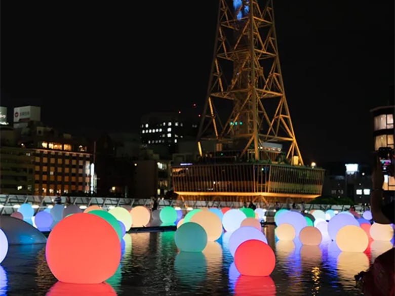 光るファニチャーシリーズ 【MOON LIGHT BALL 40】(レンタルも可能)