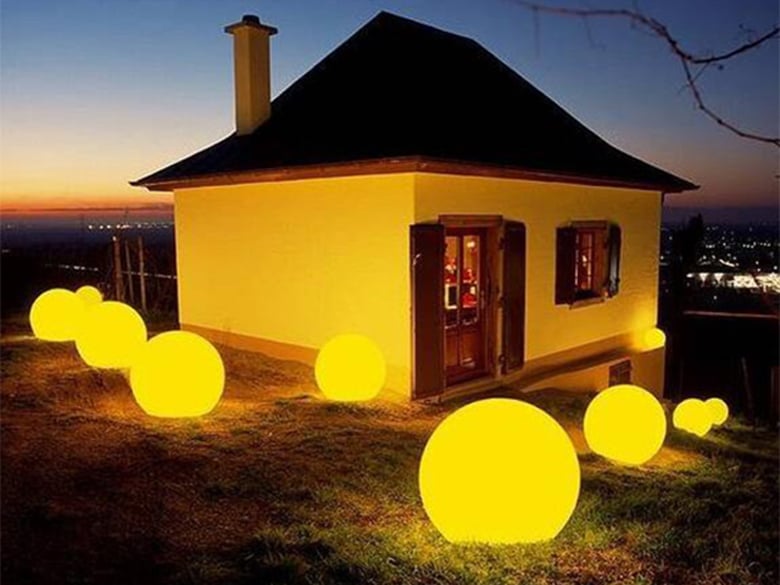 光るファニチャーシリーズ 【MOON LIGHT BALL 80】(レンタルも可能)