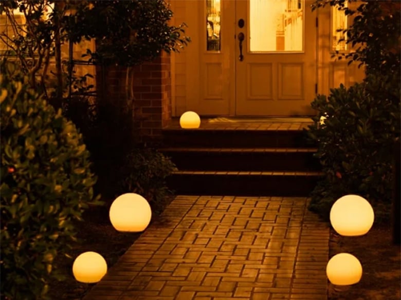 光るファニチャーシリーズ【ソーラー充電 SUN LIGHT BALL 30】