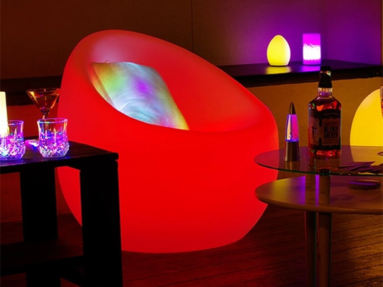 光るファニチャーシリーズ【チェア SOLICO】(レンタルも可能)