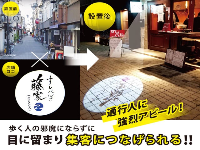 LEDプロジェクションロゴライト