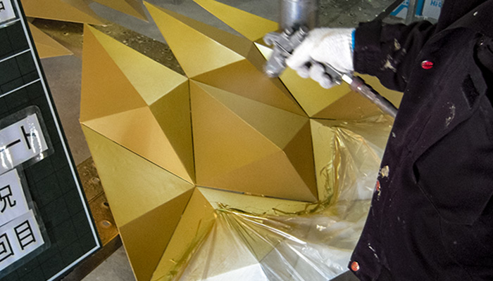 セーリングゴールド金色塗料