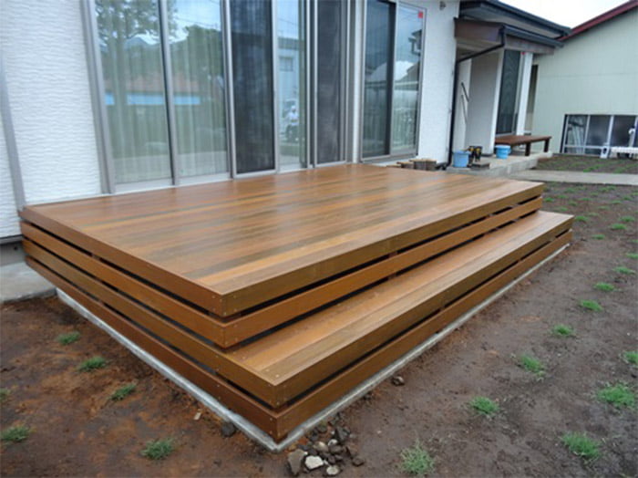 戸建住宅用のウッドデッキ