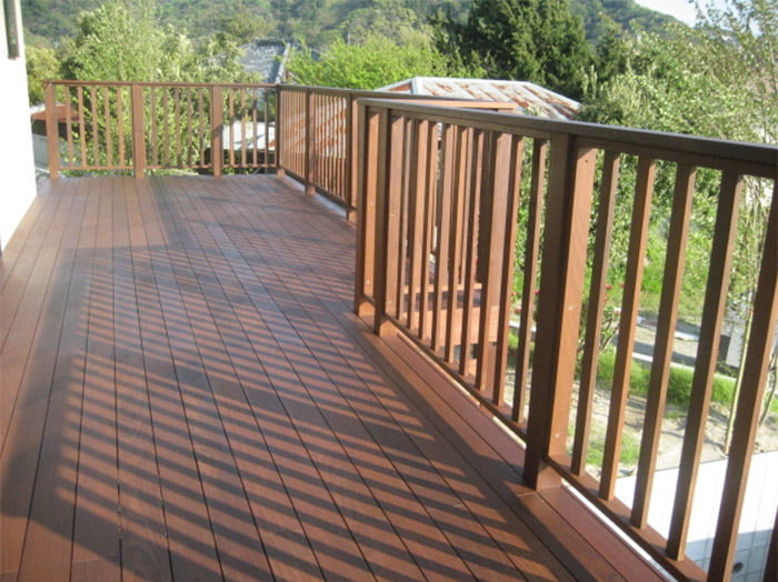 戸建住宅用のウッドデッキ