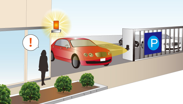 壁面取付型レーダーセンサーHM-R1