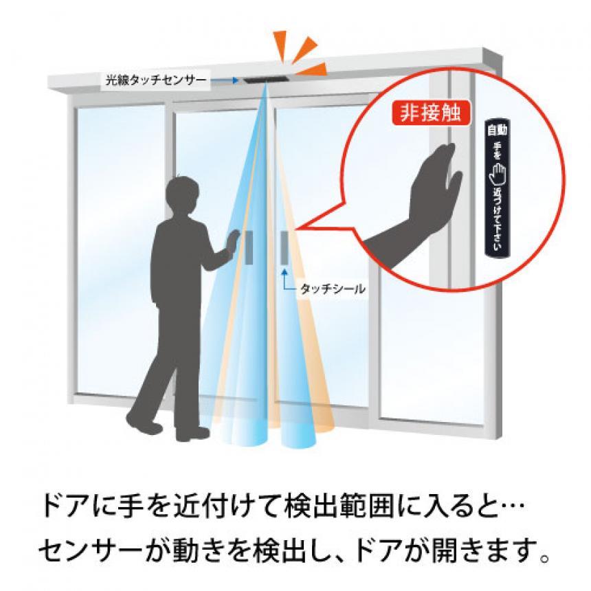 非接触タッチセンサー【無目内蔵型 HA-T520】