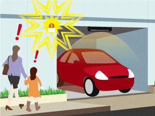 出庫警告用センサー